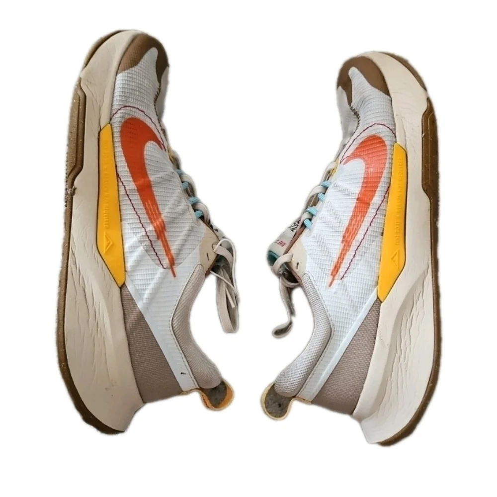Nike Mens Juniper Trail 2 Trail Shoe In Sanddrift Safety Orange 10